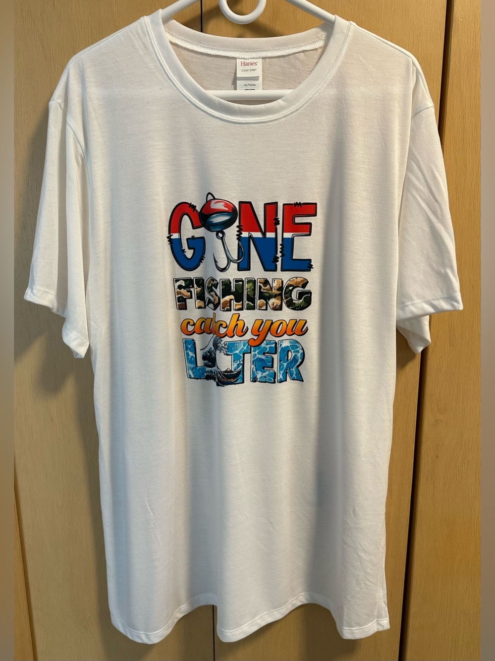 Fishing Graphic Cool-Dri T-Shirt - NIP